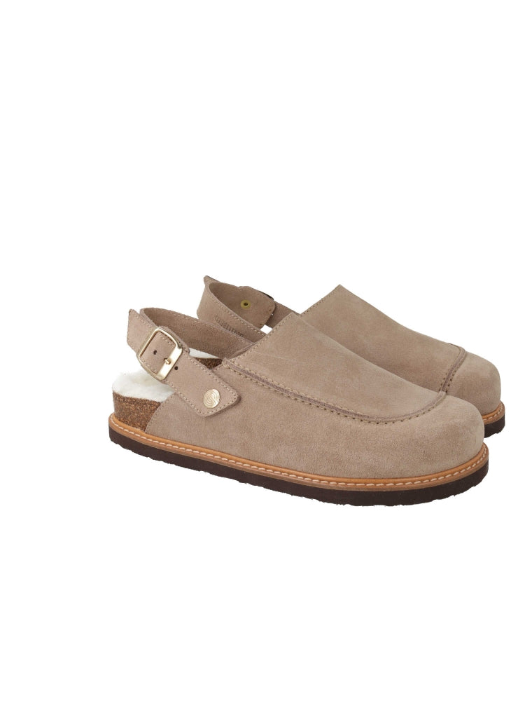GALBANO VELOUR WOOL TAUPE