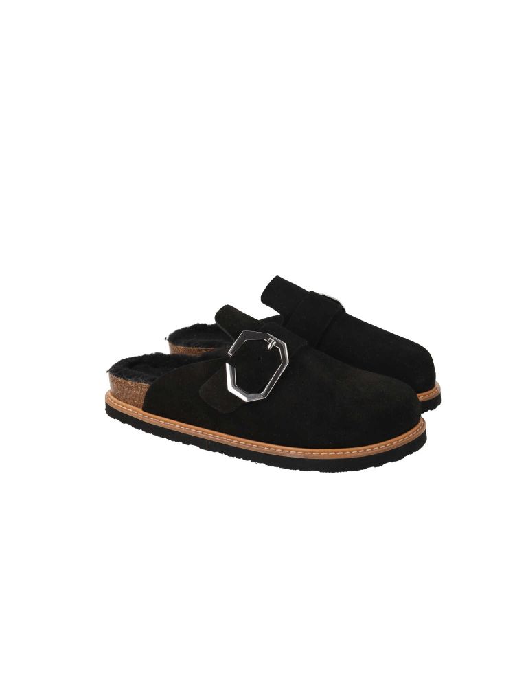 GRISEL SHEEPSKIN VELOUR NOIR