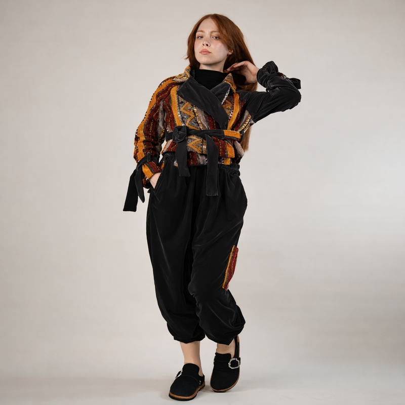 GRISEL SHEEPSKIN VELOUR NOIR