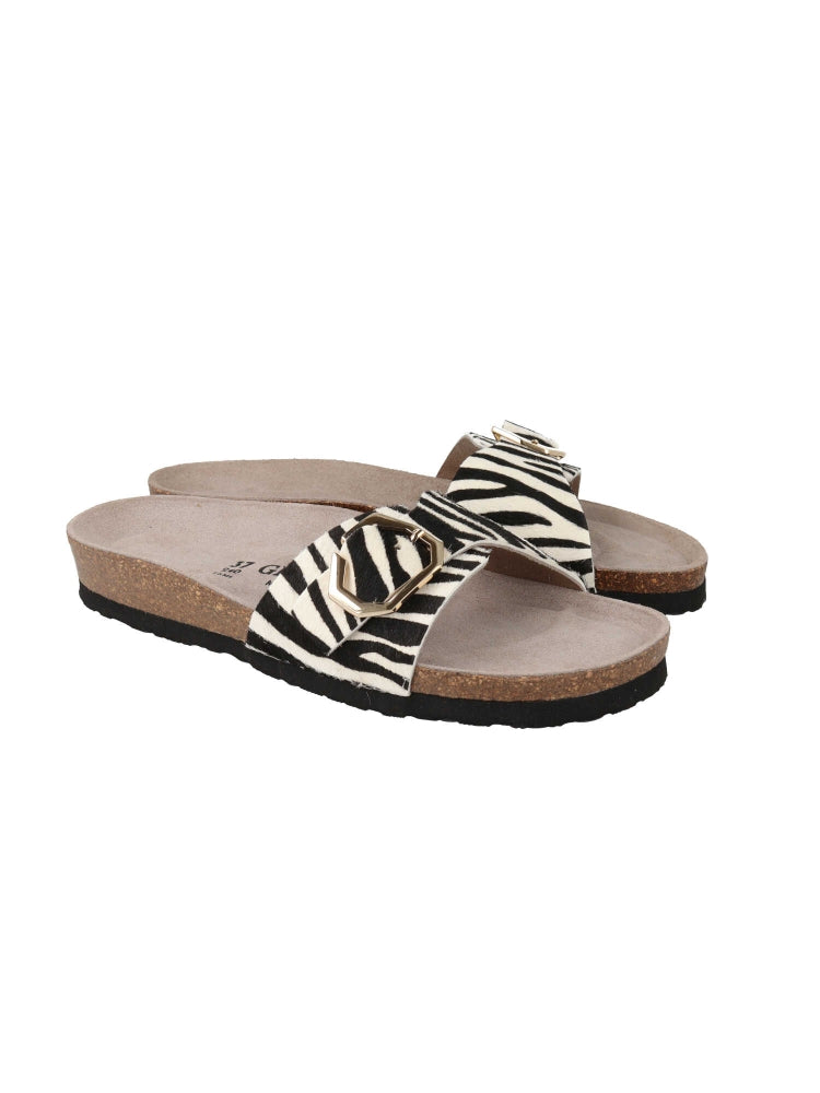 MATILDA LEATHER ZEBRA