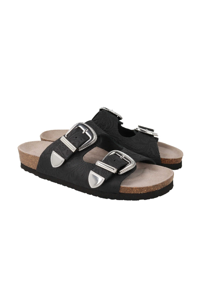 FALCONE OILED LEATHER BLACK