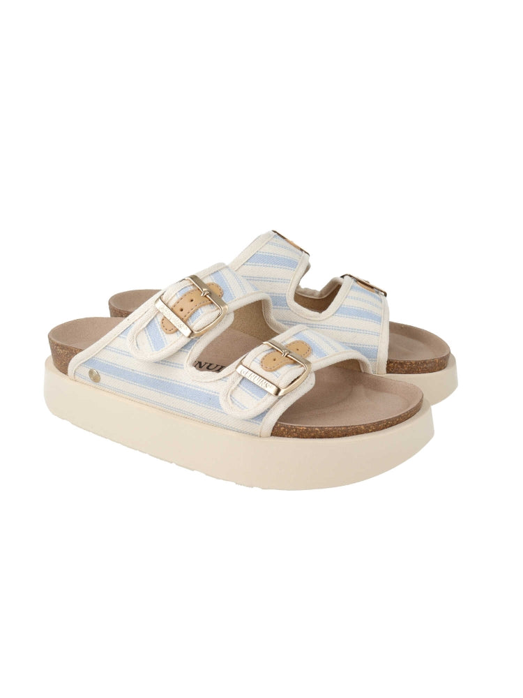 HAWAII VEGAN STRIPES CELESTE