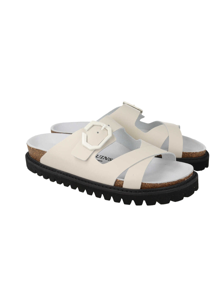 GEORGINA LEATHER OFF WHITE