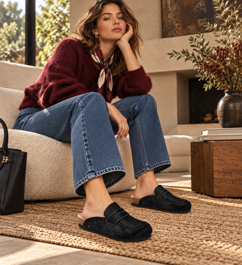 LOIS PONY HAIR BLACK