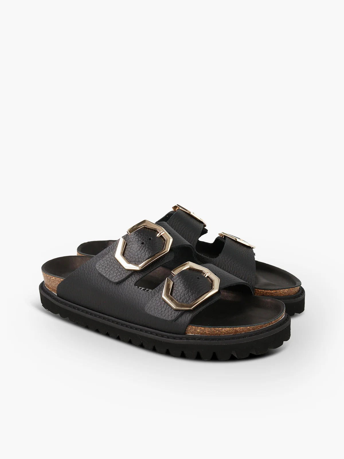 GALIA EMBOSSED LEATHER DARK