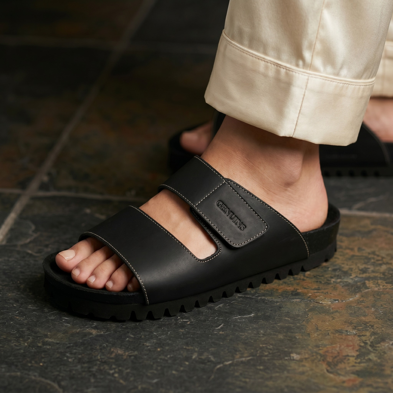 BLIZARD OILED LEATHER BLACK