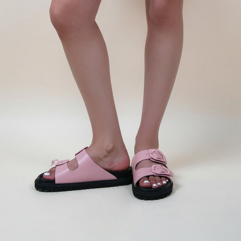 GALIA LEATHER PINK