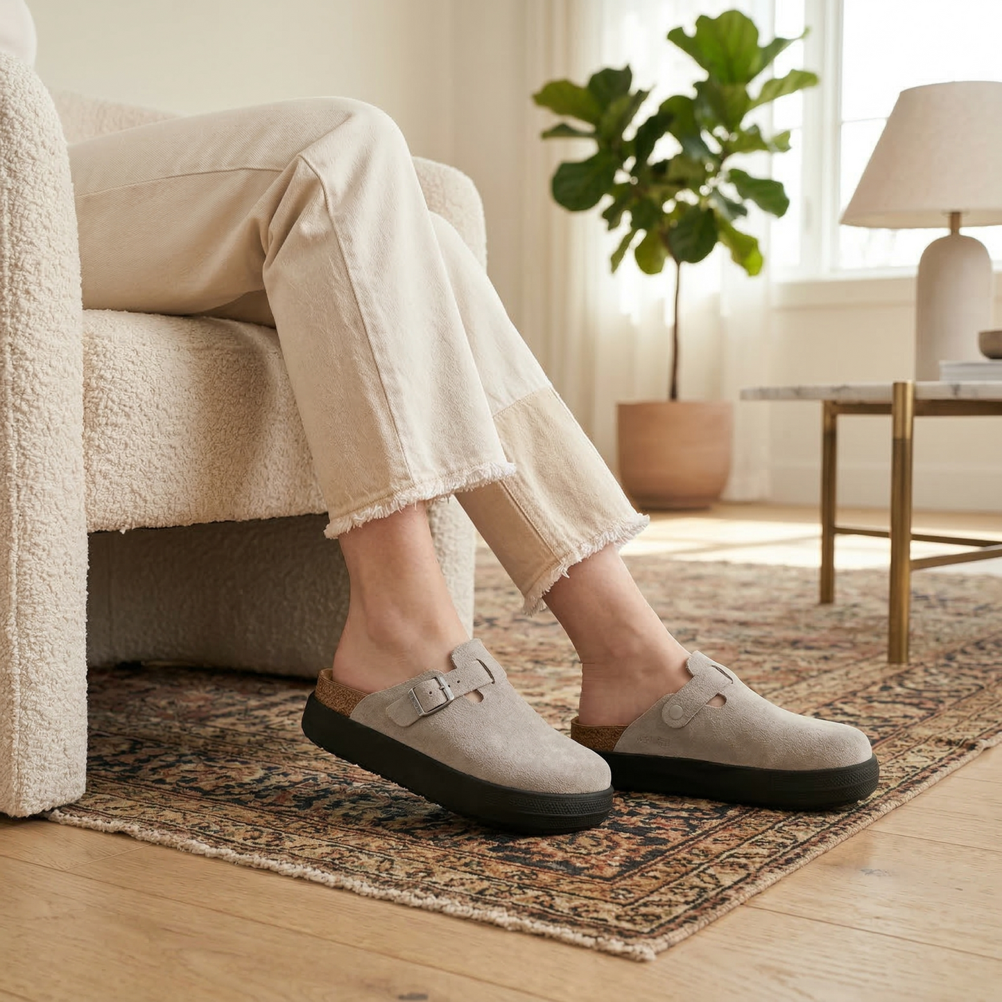 RIVA BALLOON VELOUR TAUPE