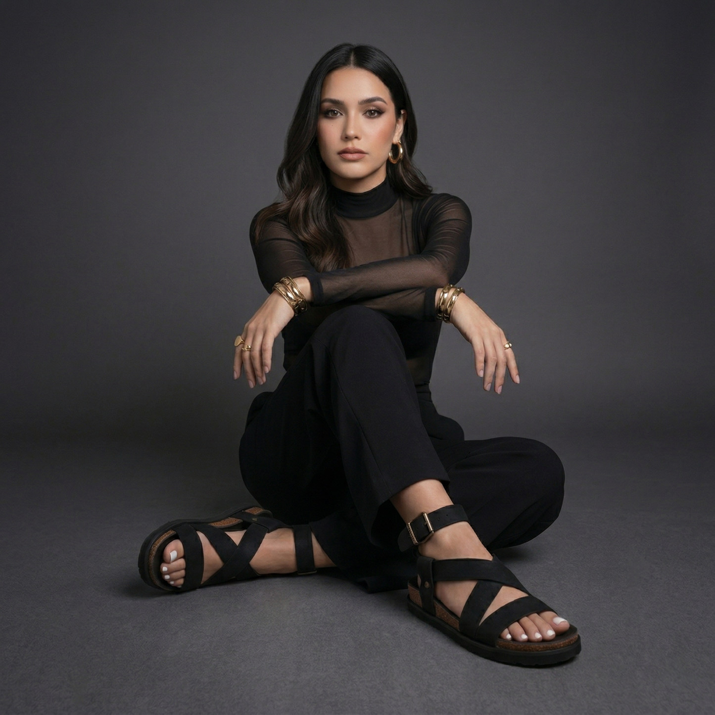 ZAHA NUBUCK BLACK